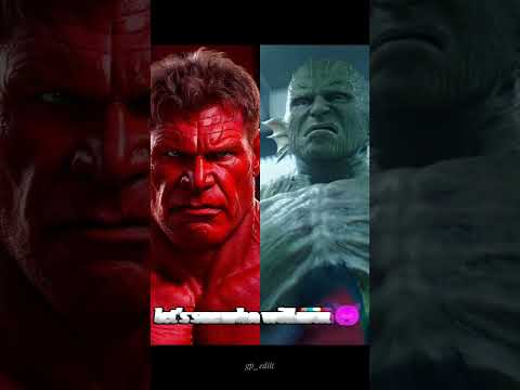 Let's see who will win 😈 #redhulk #abomination #marvelnewmovietrailer