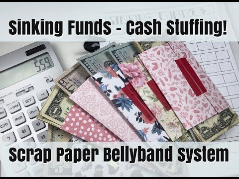 Sinking Funds Cash Stuffing - Bellyband System | Money Organization and Budget