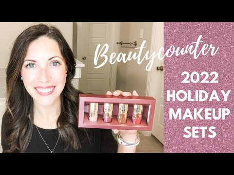 Beautycounter Makeup Sets | Shade Swatching + Try Ons | Holiday 2022