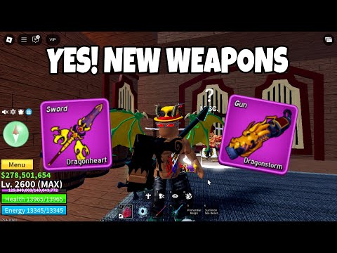 DragonHeart and DragonStorm - Blox Fruits Dragon Update