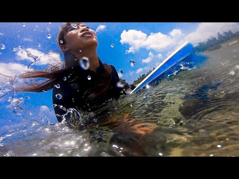 The okinawan sea cinematic vlog サンゴの村！恩納村の海