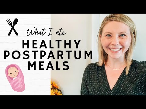 HEALTHY POSTPARTUM MEALS | NEW MOM LIFE 2020 | STEPHANIE HAJAL