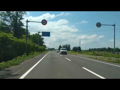 北海道喜茂別町→道の駅　とうや湖までドライブします。230号線