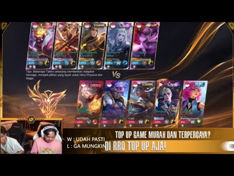 FRANCO IDOK TERLALU MENYERAMKAN | RRQ HOSHI NABRAK PARTY AN CAID 🎮 PUSH RANK