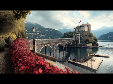 Lake Como, Italy - Playground of the Aristocracy - A Scenic 4K  Walking Tour