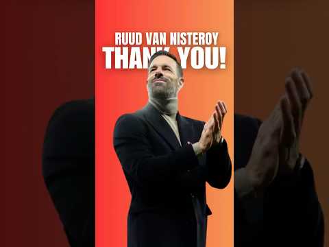 Thank you RUUD! #manchesterunited #football #footballclub #mufc #ruudvannistelrooy #manchester #manu