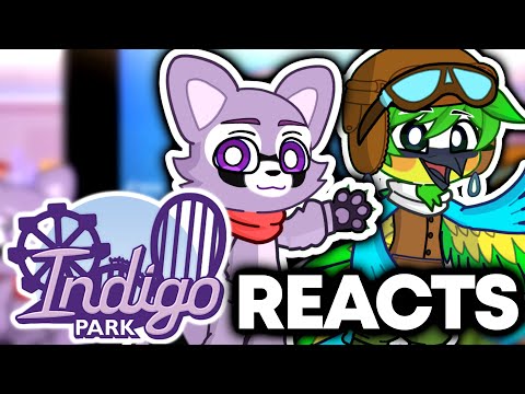 Indigo Park React to Themselves || Gacha Reacts Tiktok Animation || Ft.Mollie and Rambley