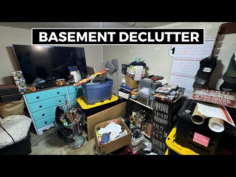 The Ultimate Basement Cleanout 🏠 DAY 9/9 OF DECLUTTERING & ORGANIZING!!!