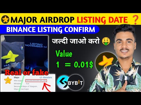 Major Listing On November 14😱 || Major Listing on Bainance 🥰 || Major New Update✅