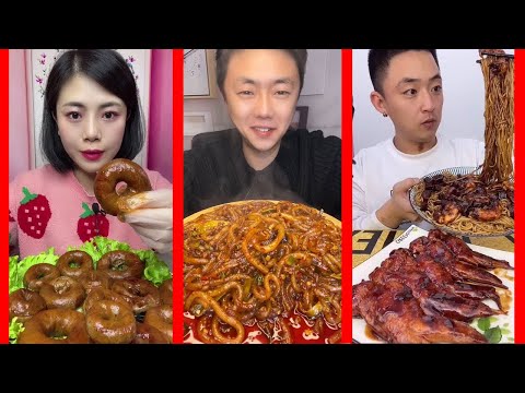 푸짐한 중국 음식 먹방 중국 먹방 中國モッパン 声控咀嚼音中國吃播  | MUKBANG CHINESE FOOD | EATING SHOW | Ep100