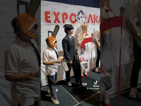 pochitas party #pochita #chainsawman #anime #convention #power #cosplayanime