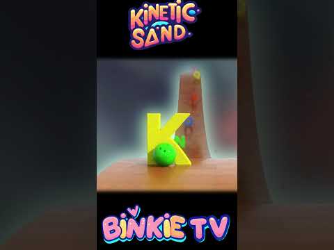 Alphabet With Kinetic Sand And Bowling Ball Blast #alphabetadventure  #kineticsand #kineticsandplay