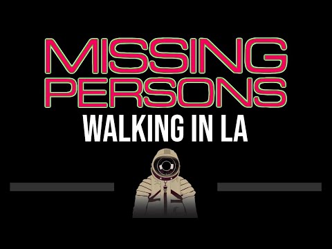 Missing Persons • Walking In LA (CC) 🎤 [Karaoke] [Instrumental]