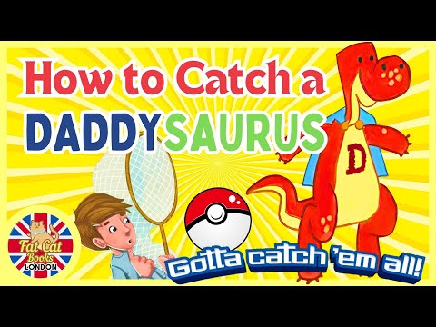 How to catch a Daddysaurus, animated story  #readaloud #bedtimestories #storytime #fathersday