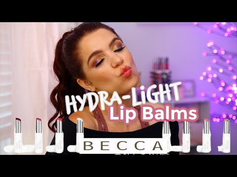 BECCA HYDRA LIGHT PLUMPING LIP BALM REVIEW + SWATCHES