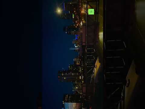 Dallas city tour at night (Wide Screen)