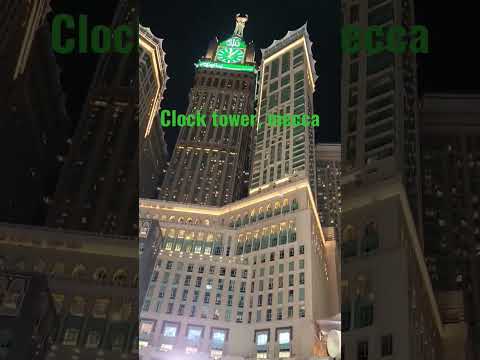 beautiful clock tower #umrah