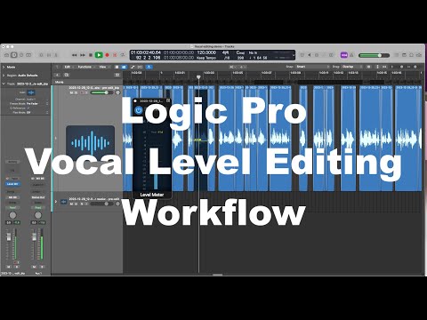 LOGIC PRO - VOCAL LEVEL EDITING WORKFLOW