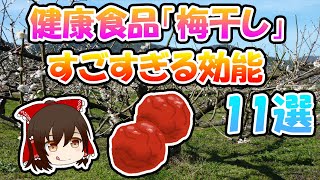 健康食品「梅干し」のすごすぎる効能11選！【ゆっくり解説】