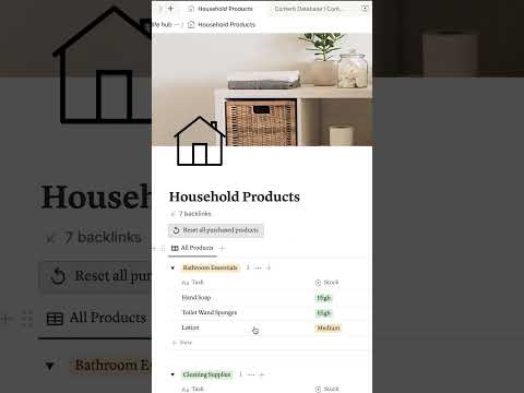 Inventory Management in Notion #notion #notiontips