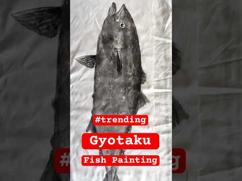 Ancient Japanese GYOTAKU Fish Paintings