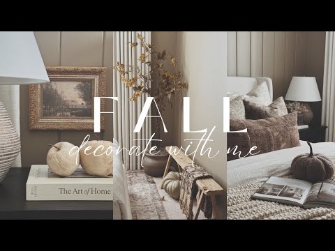 Fall Decorate With Me 2024 || Bedroom Styling