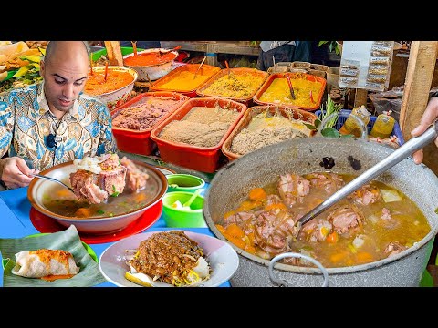 BOGOR FOOD HEAVEN 🇮🇩 Sop Buntut + Asinan + Es Cincau - Indonesian street food in Bogor, Indonesia