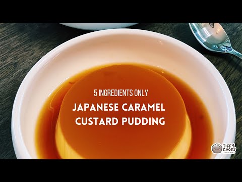 Japanese Caramel Custard Pudding - Purin