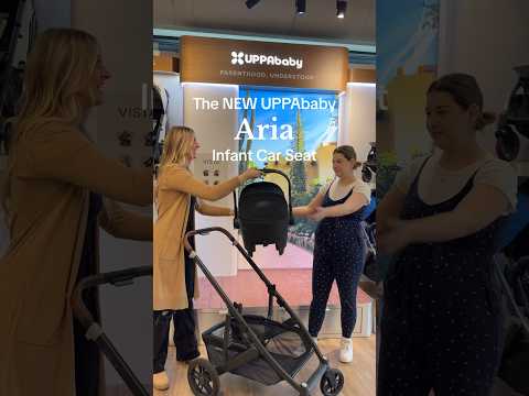 The NEW lightweight UPPAbaby Aria Infant Car Seat! #uppababy #babygear