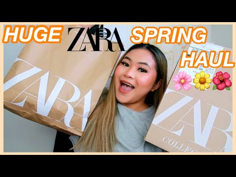 HUGE ZARA SPRING HAUL *NEW IN* 2021