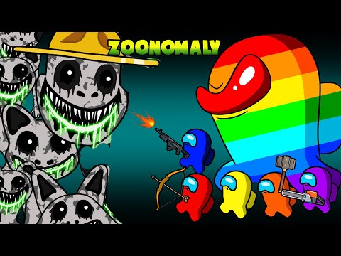 어몽어스 Among Us VS Zoonomaly Characters | Among Us Animation