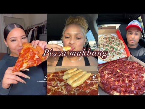 PIZZA MUKBANG TIKTOK COMPILATION