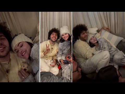 Selena Gomez & Benny Blanco Celebrate FIRST Hanukkah as Engaged Couple