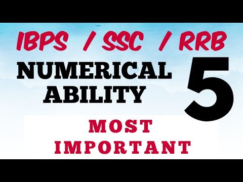 NUMERICAL ABILITY - PART 05