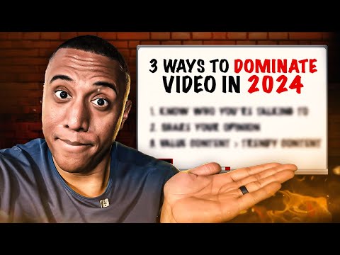 3 Ways to DOMINATE Social Media Video Content in 2024