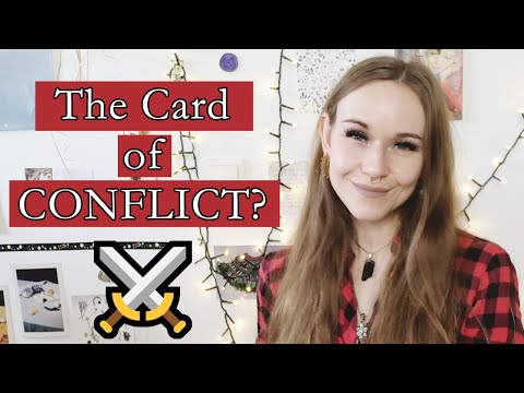 Deep Tarot Talk: 5 of Wands Meaning 🔥 Conflict &  [Tarot Study]