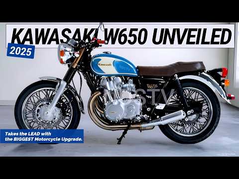 2025 KAWASAKI W650 Takes the LEAD with the BIGGEST Motorcycle Upgrade.