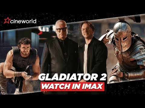 Gladiator II | Mark Kermode & Jack Howard chat Ridley Scott, IMAX and Immersive Cinema 🎥 | Cineworld