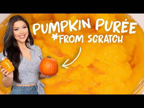 EASY HOMEMADE PUMPKIN PUREE FROM SCRATCH