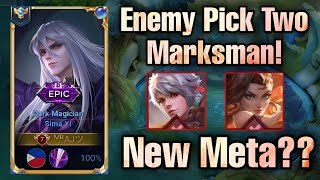 IS THIS NEW META?! ENEMY PICK TWO MARKSMAN IN GRANDMASTER RANK - HONOR OF KINGS