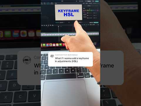 How to Keyframe Adjustments in CapCut Tutorial (No HSL Keyframe)