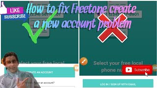 How to fix Create a new account error on Freetone app in 15 minutes #plotstory #freetone