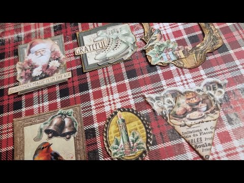 Christmas Junk Journal Mini Embellishment Ideas - Part 1