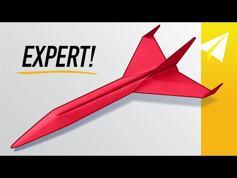 How to Fold the HARDEST Jet Paper Airplane