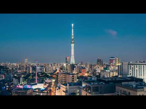 浅草ビューホテル 夕景タイムラプス