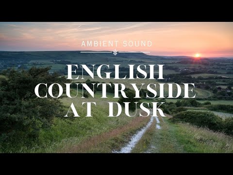 The Enchanted English Countryside at Dusk: A Relaxing Ambient Soundscape