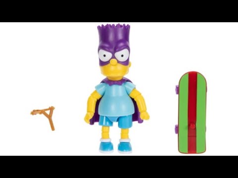 (Jakks pacific) The Simpsons Bartman with skateboard and slingshot