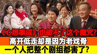 《心想事成》也破不了這個魔咒？高開低走卻是因為老戲骨，一個人把整個劇組都害了？追星看TV#心想事成#張儷#張凱麗#毛曉彤#王子異