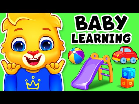 Baby Learning With Lucas & Friends | Learn To Talk, First Words, Outdoor Playground, Kids ABC Song