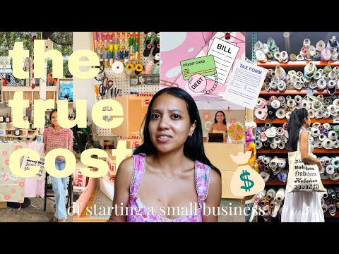 the TRUE COST of starting a small business // small biz owner expenses, non-monetary costs